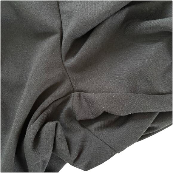 Saint + Sophia Putney Pull On Pants Size 12 Navy Blue Relaxed Straight Pockets - Picture 11 of 16